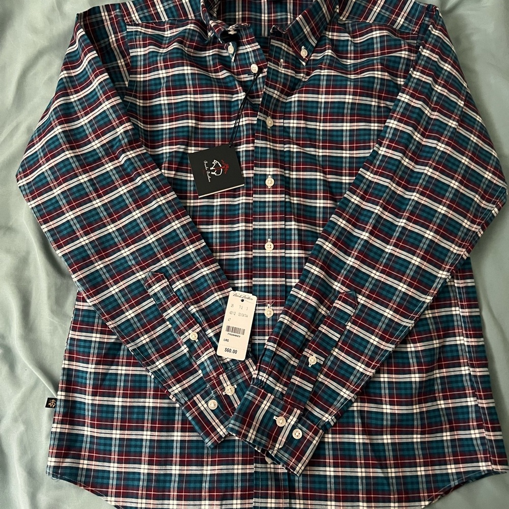 Brooks Brothers Blue and Red Button Down Shirt